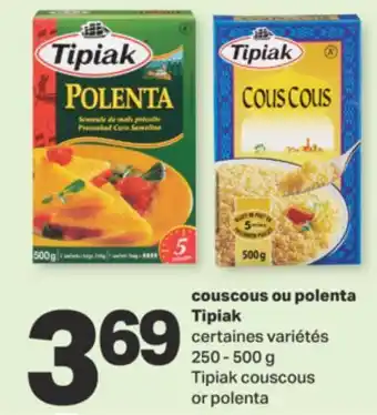 L'Intermarché COUSCOUS OU POLENTA, 250 - 500 G offer