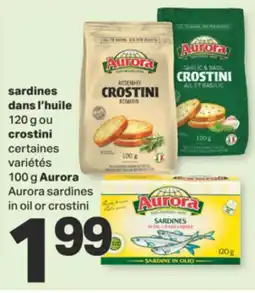 L'Intermarché SARDINES DANS L'HUILE 120 G OU CROSTINI 100 G offer