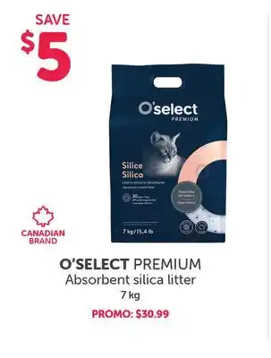 Mondou O'SELECT PREMIUM Absorbent silica litter offer