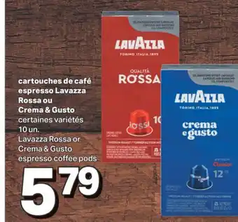 L'Intermarché CARTOUCHES DE CAFÉ ESPRESSO ROSSA OU CREMA & GUSTO, 10 un offer