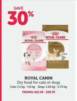 Mondou ROYAL CANIN Dry food for cats or dogs offer