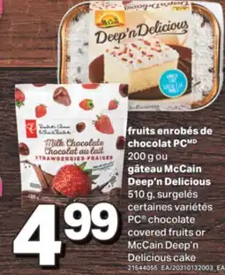 L'Intermarché FRUITS ENROBÉS DE CHOCOLAT 200 G OU GÂTEAU DEEP'N DELICIOUS 510 G offer