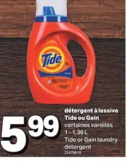 L'Intermarché DÉTERGENT À LESSIVE TIDE OU GAIN, 1 - 1,36 L offer