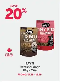 Mondou JAY'S Treats for dogs offer