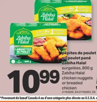 L'Intermarché PÉPITES DE POULET OU POULET PANÉ, 800 g offer