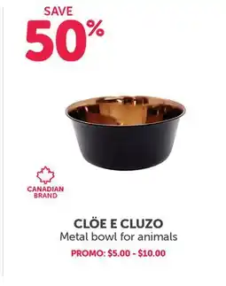 Mondou CLÖE E CLUZO Metal bowl for animals offer