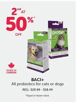 Mondou BACI+ All probiotics for cats or dogs offer