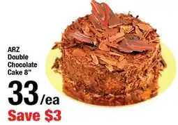 Arz Fine Foods Arz double chocolate cake offer