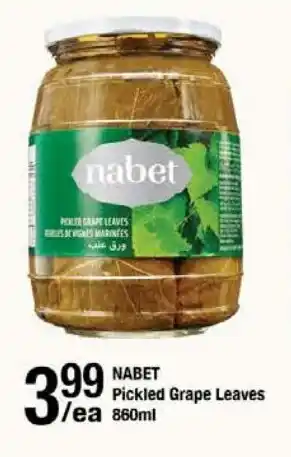 Arz Fine Foods Nabet pickled grape leaves offer