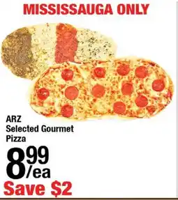 Arz Fine Foods Arz selected gourmet pizza offer