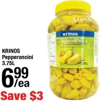 Arz Fine Foods Krinos pepperoncini offer