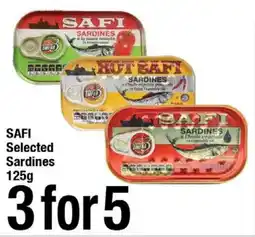 Arz Fine Foods Safi selected sardines offer