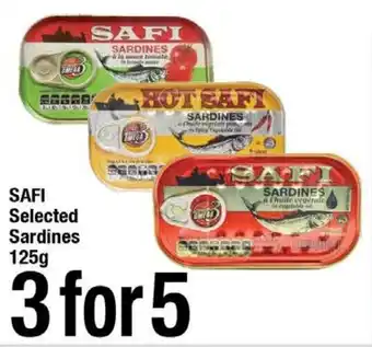 Arz Fine Foods Safi selected sardines offer