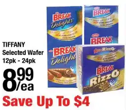 Arz Fine Foods Tiffany selected wafer offer