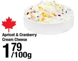 Arz Fine Foods Apricot & cranberry cream cheese offer