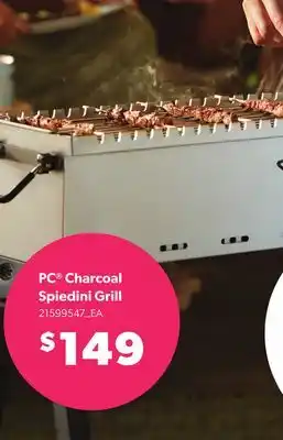 Loblaws PC CHARCOAL SPIEDINI GRILL offer