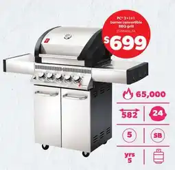 Loblaws PC 3+1+1 BURNER CONVERTIBLE BBQ GRILL offer