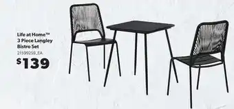 Loblaws LIFE AT HOME 3 PIECE LANGLEY BISTRO SET offer