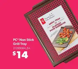 Loblaws PC NON STICK GRILL TRAY offer