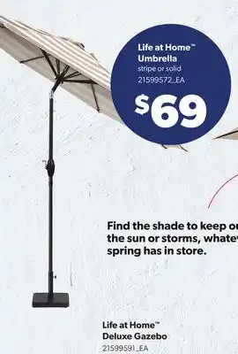 Loblaws LIFE AT HOME UMBRELLA offer