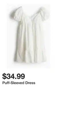 H&M Puff-Sleeved Dress offer