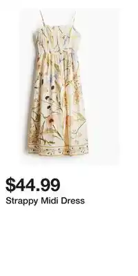 H&M Strappy Midi Dress offer