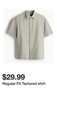 H&M Regular Fit Textured shirt offer