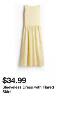 H&M Sleeveless Dress with Flared Skirt offer