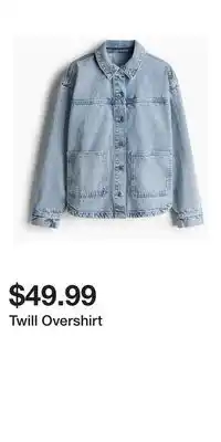 H&M Twill Overshirt offer