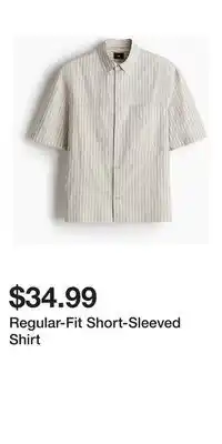 H&M Regular-Fit Short-Sleeved Shirt offer