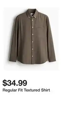 H&M Regular Fit Textured Shirt offer