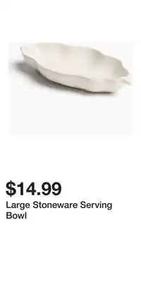 H&M Large Stoneware Serving Bowl offer