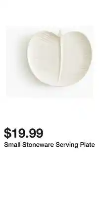 H&M Small Stoneware Serving Plate offer