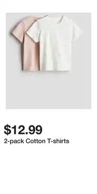 H&M 2-pack Cotton T-shirts offer