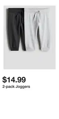 H&M 2-pack Joggers offer