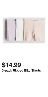 H&M 3-pack Ribbed Bike Shorts offer