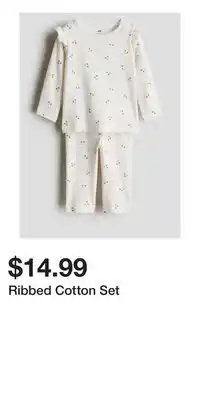 H&M Ribbed Cotton Set offer