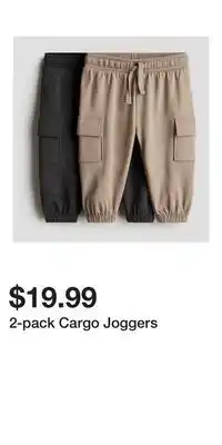 H&M 2-pack Cargo Joggers offer