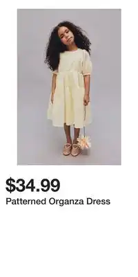 H&M Patterned Organza Dress offer