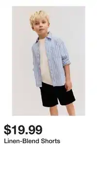 H&M Linen-Blend Shorts offer