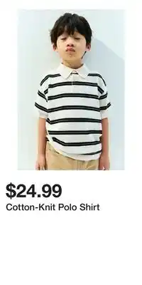 H&M Cotton-Knit Polo Shirt offer