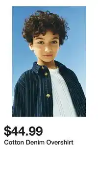 H&M Cotton Denim Overshirt offer