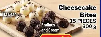 M & M Food Market Cheesecake Bites offer