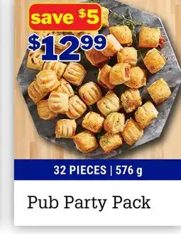 M & M Food Market Pub Party Pack offer