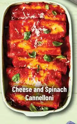 M & M Food Market Cheese and Spinach Cannelloni offer