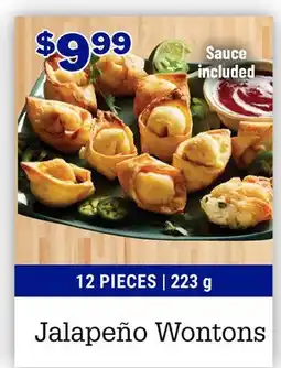 M & M Food Market Jalapeño Wontons 12 PIECES | 223 g offer