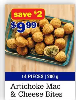 M & M Food Market Artichoke Mac & Cheese Bites offer