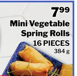 M & M Food Market Mini Vegetable Spring Rolls offer