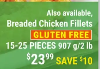 M & M Food Market Breaded Chicken Fillets offer