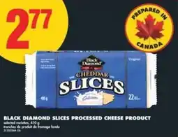 No Frills Black diamond slices processed cheese product offer